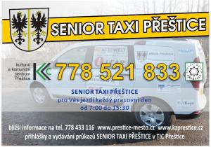senior taxi Přeštice