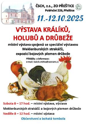 výstava drůbeže a králíků