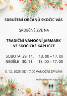Vánoční jarmark Skočice 2025