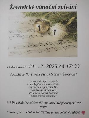 žerovické vánoční zpívání
