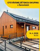 Otevítáme novou dětskou skupinu v Žerovicích