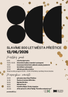 800 let města Přeštice - program 13. června 2026