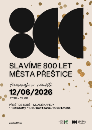 800 let města Přeštice - program 12. června 2026