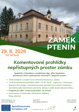 Komentované prohlídky - zámek Ptenín